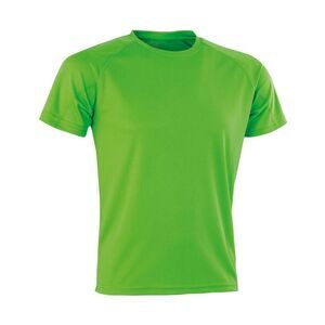 Spiro Mens Impact Aircool T-Shirt / Lime
